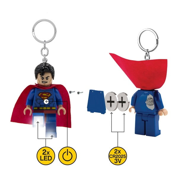 Ключодържател с фенерче Superman - LEGO®-image-3