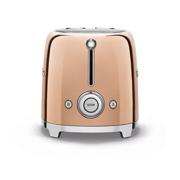 Тостер в цвят розово злато 50's Retro Style - SMEG-image-4