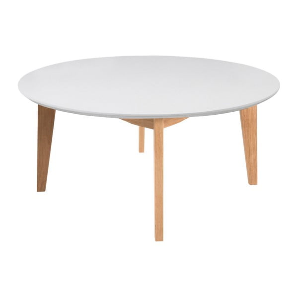 Бяла кръгла маса за кафе ø 90 cm Abin - Actona