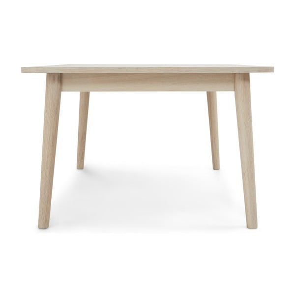 Масичка за кафе с дъбов плот в естествен цвят 70x125 cm Nyborg – Furnhouse-image-1