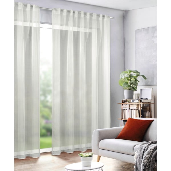 Завеса от воал в естествен цвят 135x245 cm Uni – Sehlbach-image-1