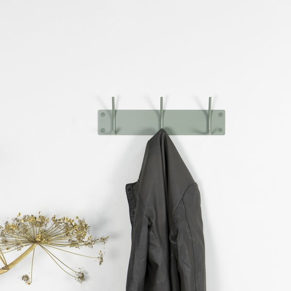 Сиво-зелена метална стенна закачалка 40 cm Fusion – Spinder Design-image-3