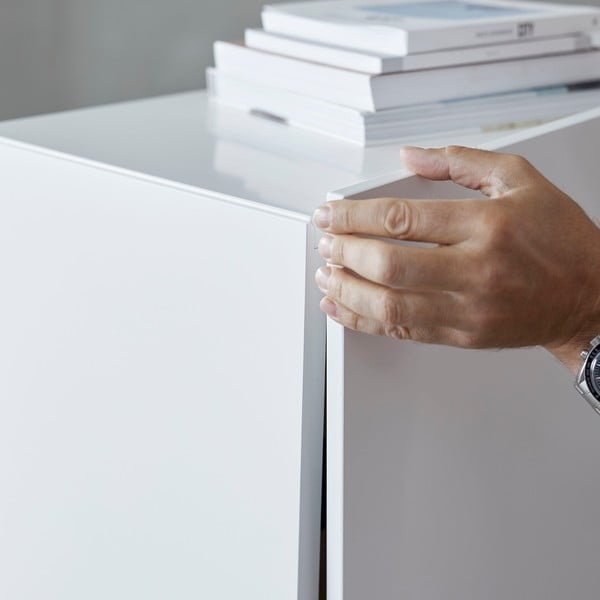 Бял висок скрин 91x103 cm Edge by Hammel - Hammel Furniture-image-2