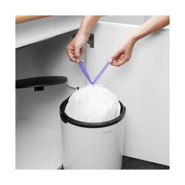 Бяло вградено стоманено кошче за боклук 15 l – Brabantia-image-2