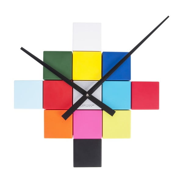 Колоритен стенен часовник Do It Yourself DIY Cubic - Karlsson-image-2
