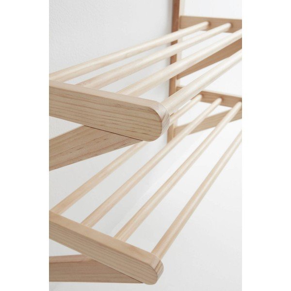 Комплект за коридор от масивен бор в светло естествен цвят 75x190x32 cm Cole – Jotex-image-4