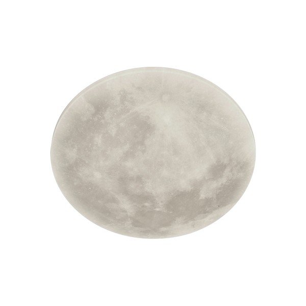 Светлосива LED детска лампа за таван с абажур от акрилно стъкло ø 40 cm Lunar – Trio