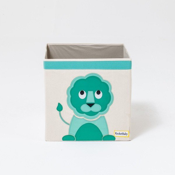 Детска кутия за съхранение от плат Eddy the Lion - Rocket Baby-image-1