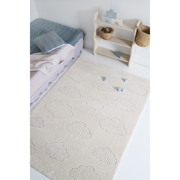 Кремав детски килим 140x200 cm Nouby M – Nattiot-image-3