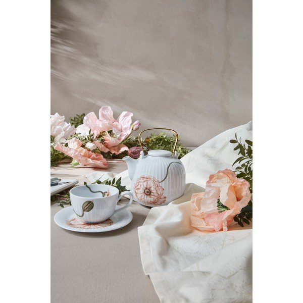 Бяла порцеланова чаша 380 ml Hammershøi Poppy – Kähler Design-image-3