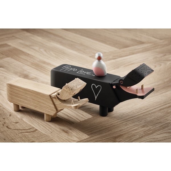 Статуетка от масивна букова дървесина Hippo - Kay Bojesen Denmark-image-1