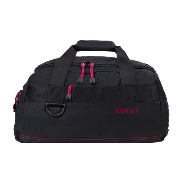 Černá taška s růžovými detaily Bluestar Murcie, 34 l