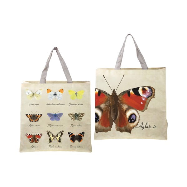 Сгъваема чанта с принт на пеперуди - Ego Dekor