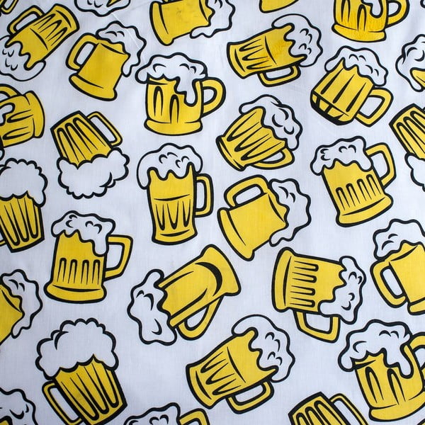 Единично  памучно спално бельо в кехлибарен цвят 140x200 cm Beer – Jerry Fabrics-image-4