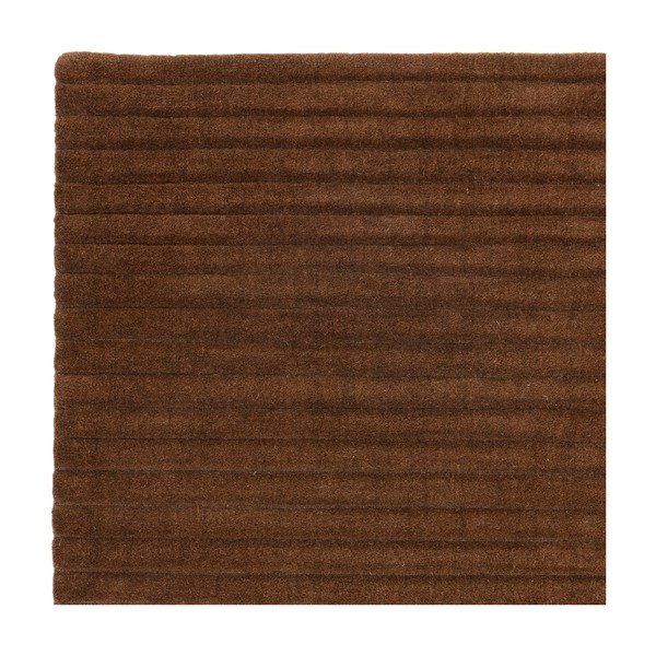 Тъмнокафяв ръчно изработен вълнен килим 160x230 cm – Asiatic Carpets-image-3