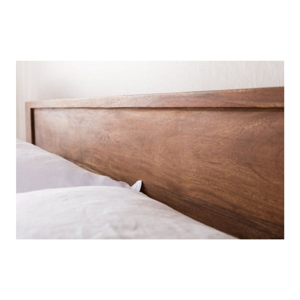 Postel z exotických dřevin Kare Design Authentico Bett, 160 x 200 cm-image-1