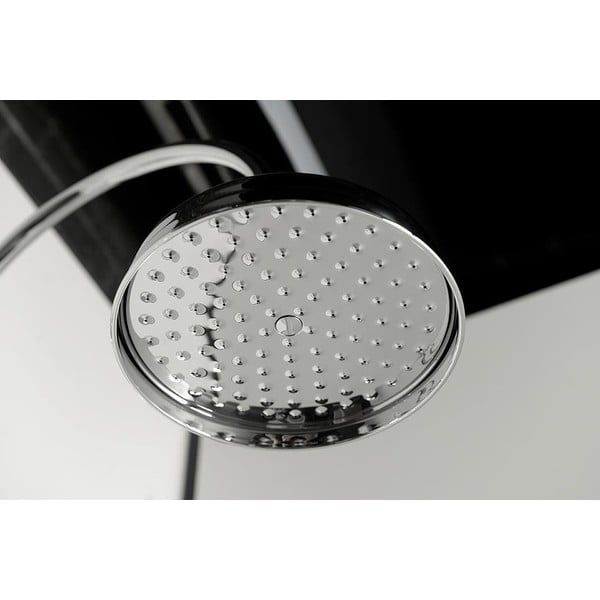 Месингов душ комплект в лъскаво сребристо с душ глава и ръчен душ 142 cm Antea – Sapho-image-2