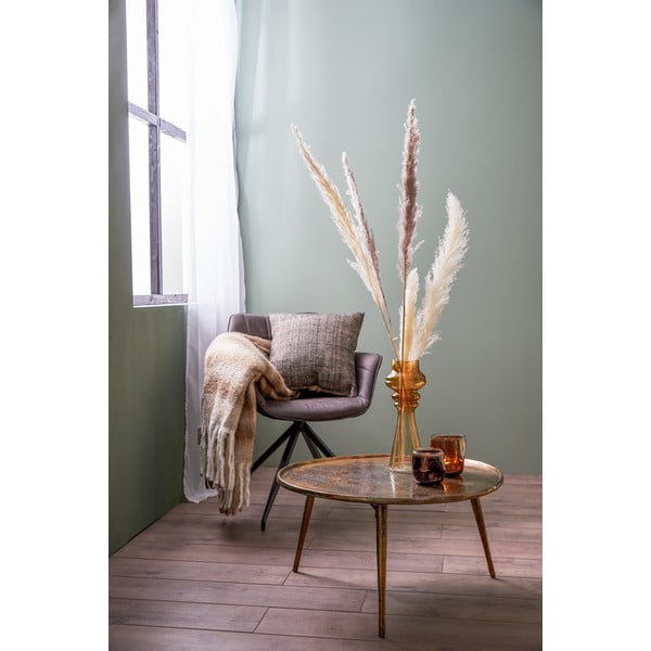 Метална кръгла масичка за кафе бронзова ø 67,5 cm Babina – Light & Living-image-1