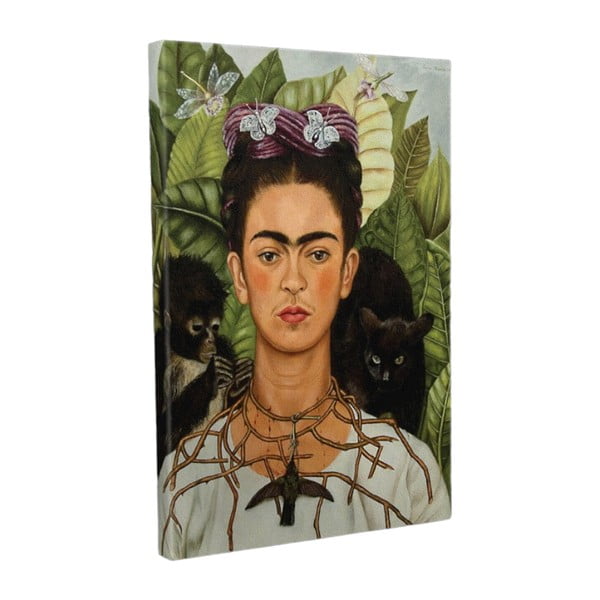 Репродукция на стена върху платно Frida Kahlo, 30 x 40 cm - Wallity-image-2
