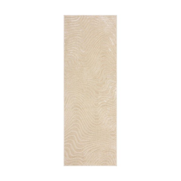 Бежов вълнен килим 80x230 cm Channel - Flair Rugs