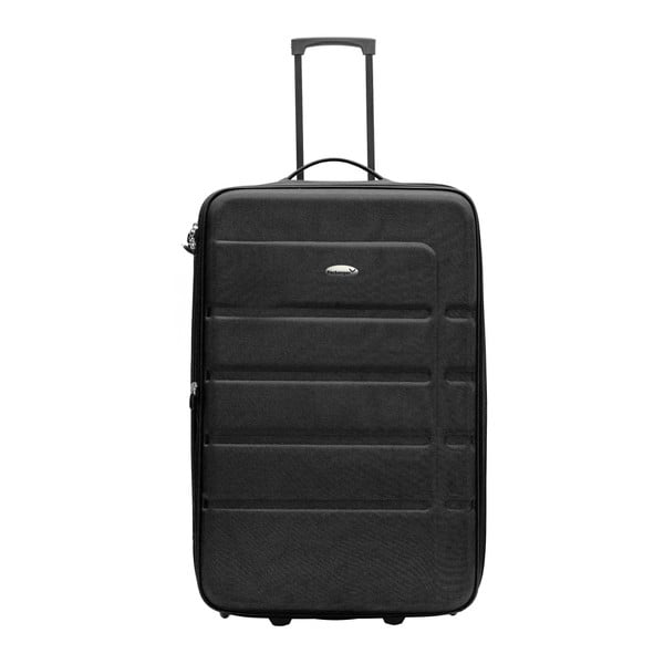 Sada 3 černých cestovních kufrů Packenger Easy Traveller
