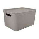 Пластмасова кутия за съхранение с капак Deco - Rotho