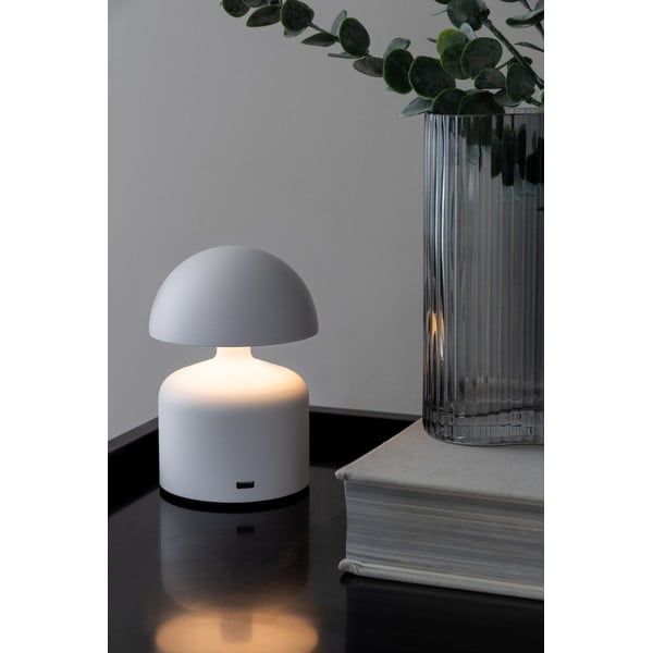 Бяла LED настолна лампа (височина 15 см) Impetu - Leitmotiv-image-1