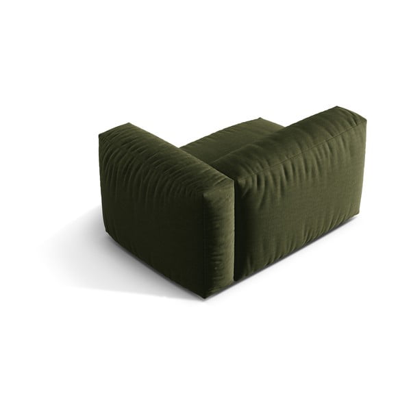 Зелен модул за диван (десен ъгъл) Martina – Micadoni Home-image-2