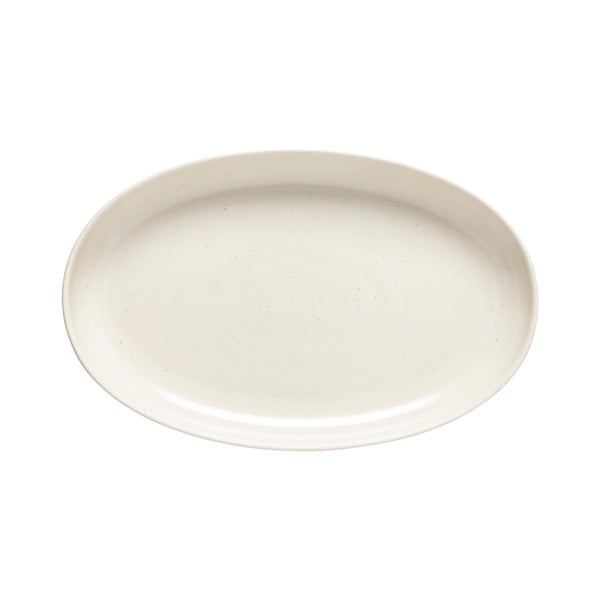 Бяла керамична чиния за сервиране 32x20,5 cm Pacifica - Casafina