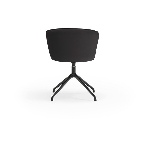 Черни тапицирани трапезни столове в комплект 2 бр. Add – Teulat-image-3