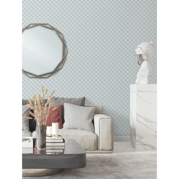 Вълнен тапет 10 m x 53 cm Embroidery – Vavex-image-1