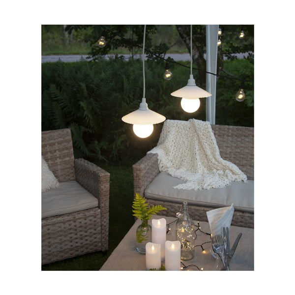 Sada 5 bílých stínidel pro svítidlo Star Trading Accessory Connecta, ø 20,5 cm-image-2