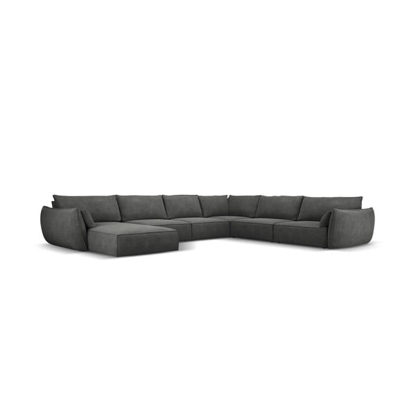 Сив ъглов диван (десен ъгъл) Vanda - Mazzini Sofas-image-2