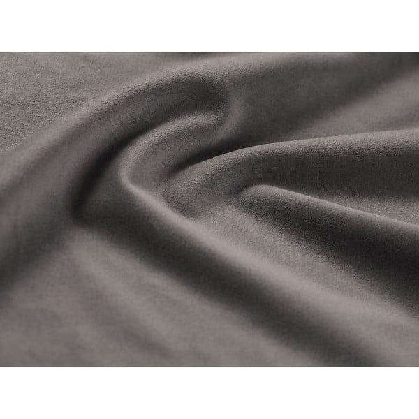 Светлосива кадифена табуретка Kyoto – Cosmopolitan Design-image-4