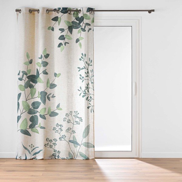 Зелено/бежово перде 140x260 cm Botanica – douceur d'intérieur