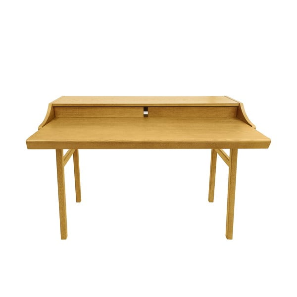 Работна маса от декор от дъб  за секретар 44x115 cm Carteret – Woodman-image-3