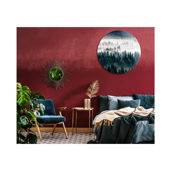 Декорация за стена Пръстен Горска мъгла, ø 70 cm - Styler-image-1