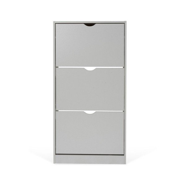 Сива накланяща се стойка за обувки 60x118x24 cm Stelo – Bonami Essentials-image-3