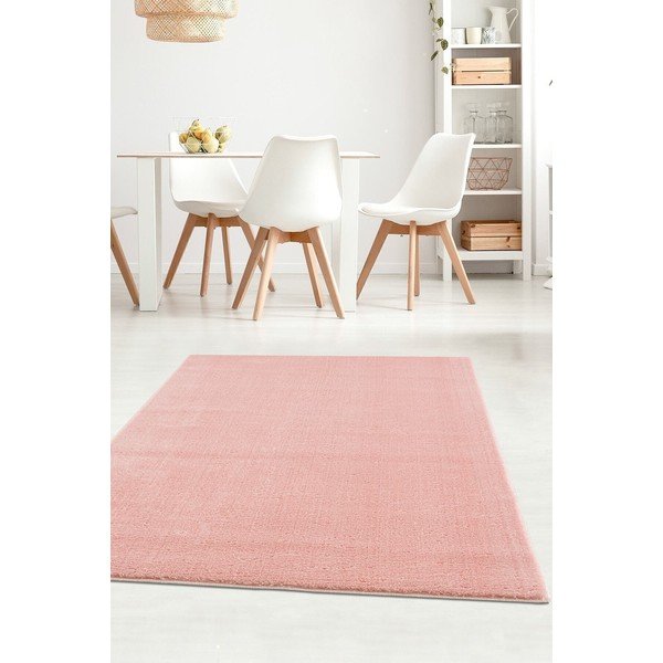 Розов килим подходящ за пране 120x150 cm Pelush Pink – Mila Home-image-1