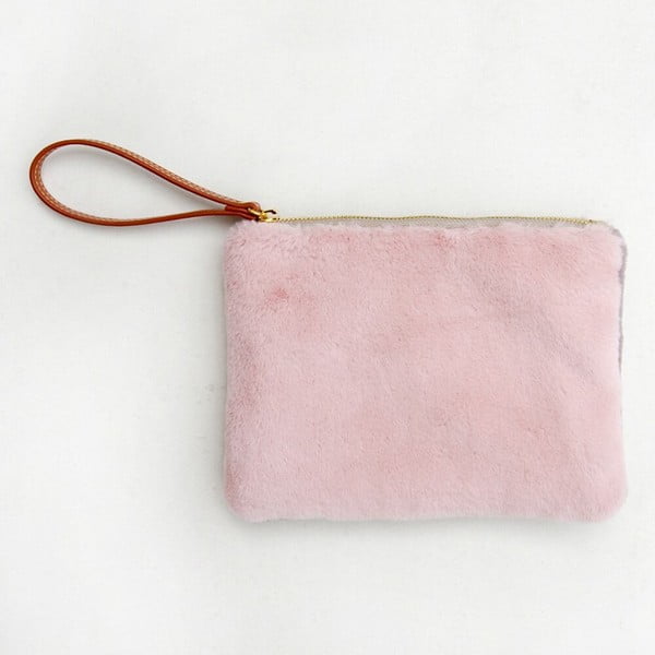 Розова чанта с изкуствена кожа - Caroline Gardner