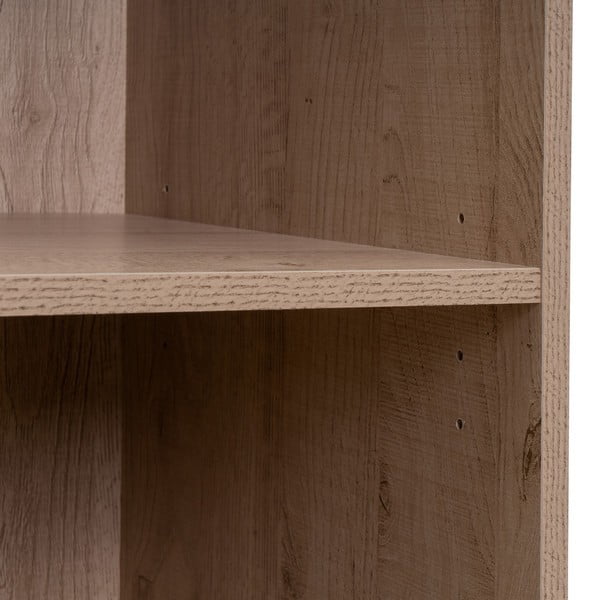 Отворен модулен шкаф от декор от дъб  в естествен цвят 60x180x45 cm Modular – Casa Selección-image-4