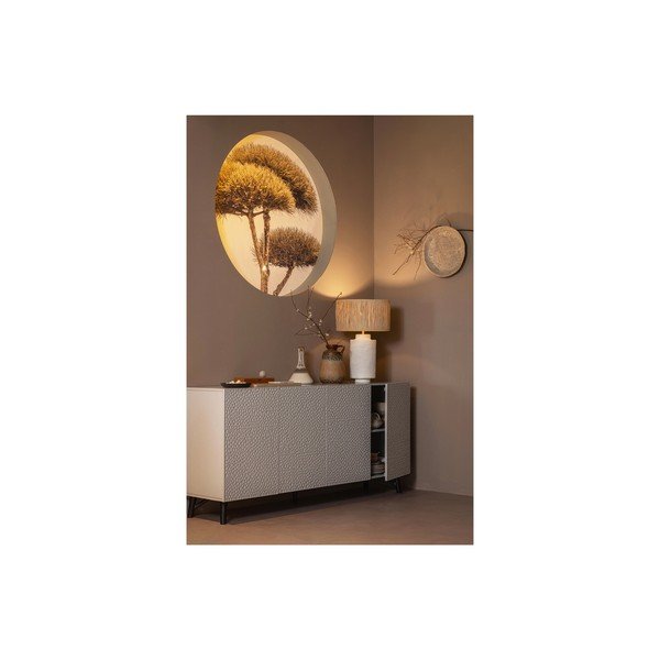 Настолна лампа в кремаво-натурален цвят (височина 63 cm) Pointed - BePureHome-image-1