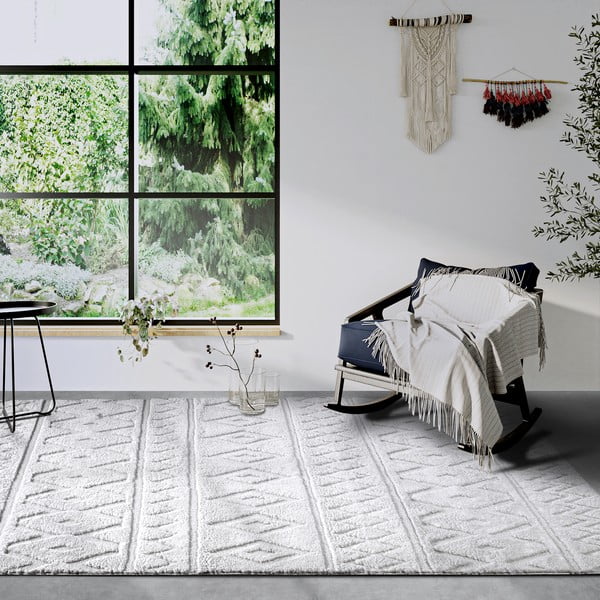 Кремав килим 80x120 cm Itinerance Cream White – Elle Decoration-image-1