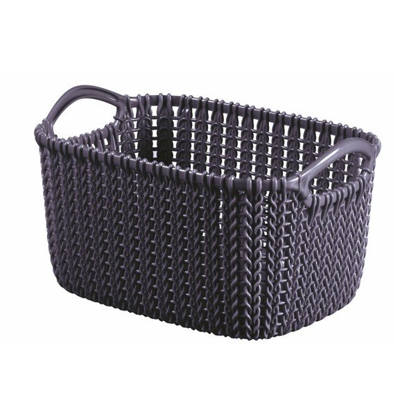 Fialový úložný koš Curver Medium