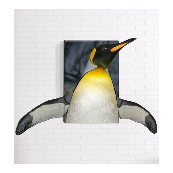 3D картина за стена "Пингвин", 40 x 60 cm - Mosticx