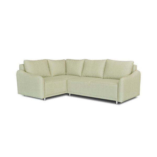 Béžová rohová rozkládací pohovka Windsor & Co. Sofas Delta, levý roh-image-1