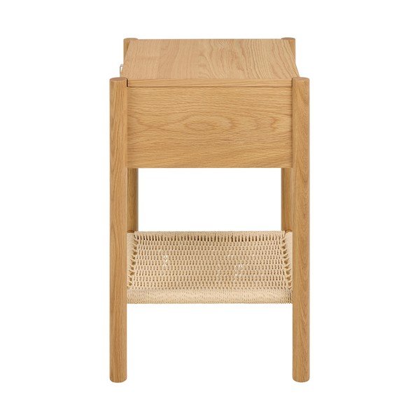 Нощно шкафче от декор от дъб  в светло естествен цвят Monfort – Actona-image-4