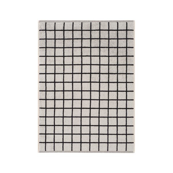Черна/бежова памучна кърпа 50x70 cm Grid – Jotex-image-2