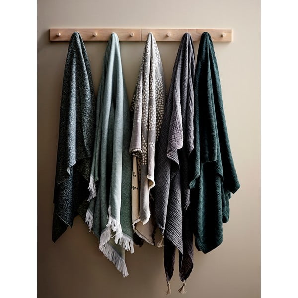 Сиво памучно одеяло Maja, 130 x 170 cm Mosaic - Södahl-image-3