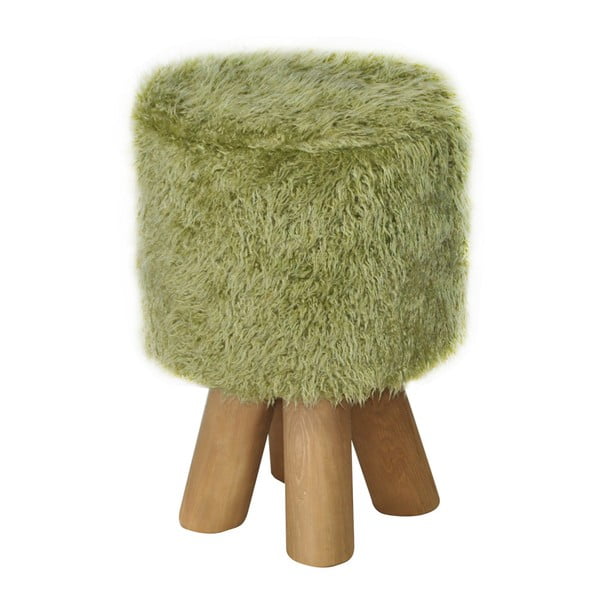Stolička Happy Barok Kivi Fur, zelená